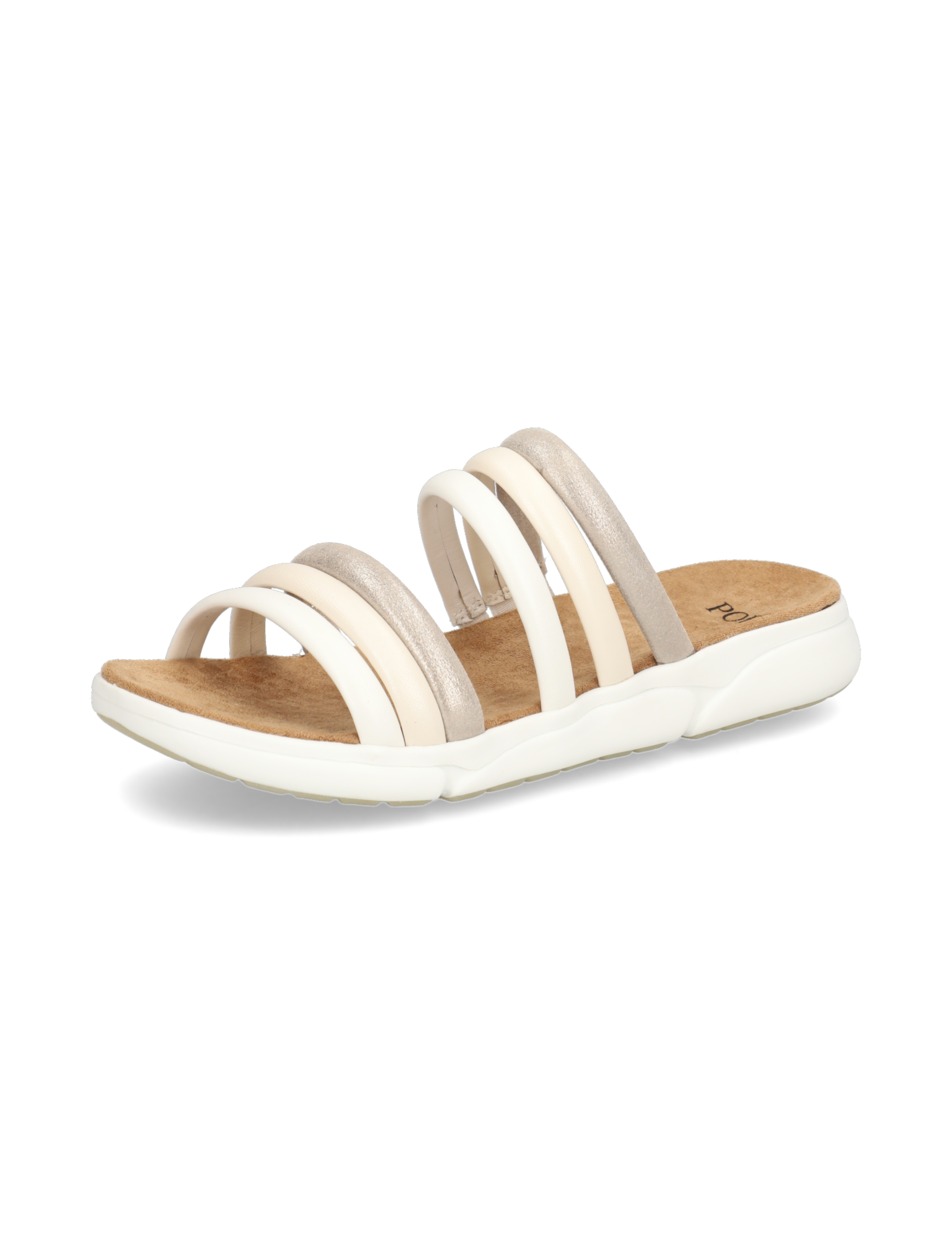 Lederkombination Pantoffel