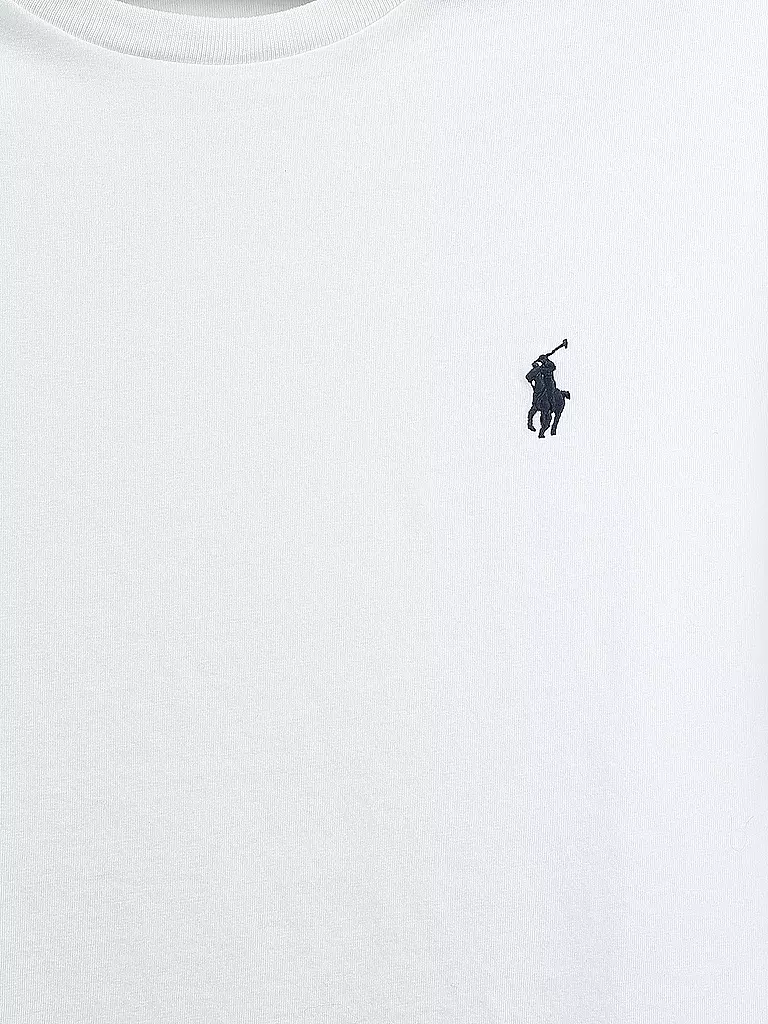 POLO RALPH LAUREN T-Shirt Custom-Slim-Fit weiss