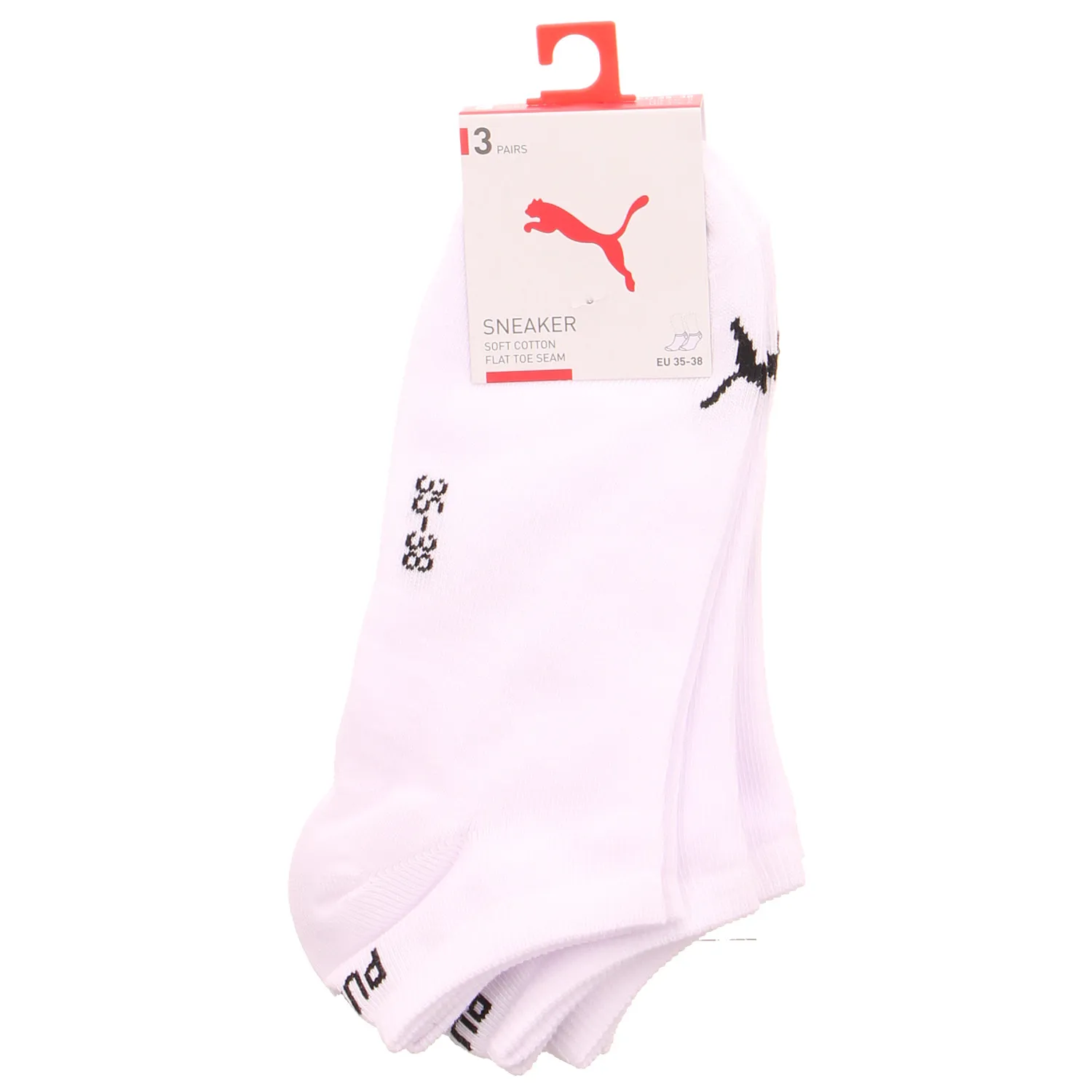 PUMA SOCKEN Freizeitsocken Weiss Textil