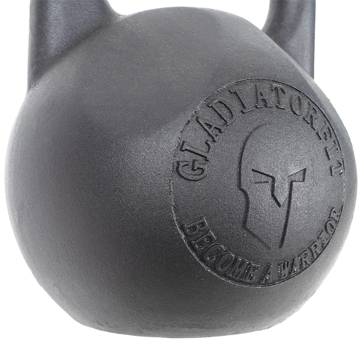 Kettlebell redondo de competição Gladiatorfit em aço revestido a pó