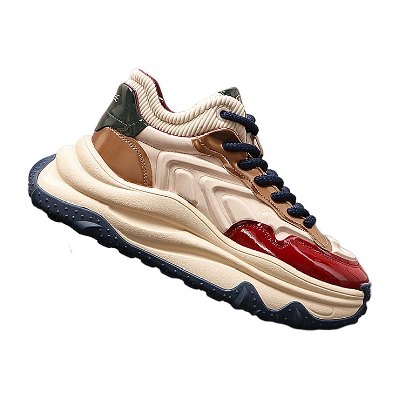 Mr Ozera - Color Block Platform Sneakers