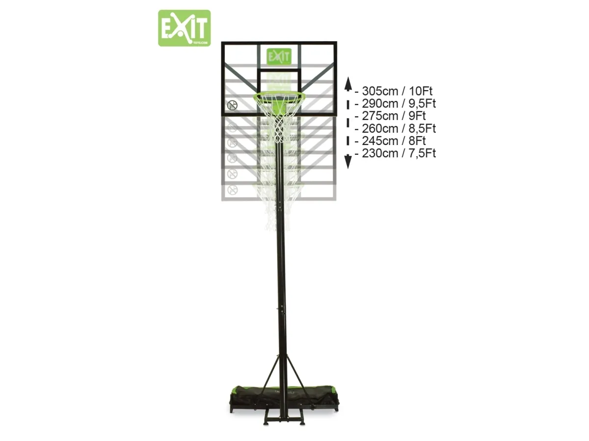 EXIT 46.65.10.00, Bærbar, Rektangulær, Polykarbonat (PC), Hjul, Sammenfoldelig, 36,1 kg