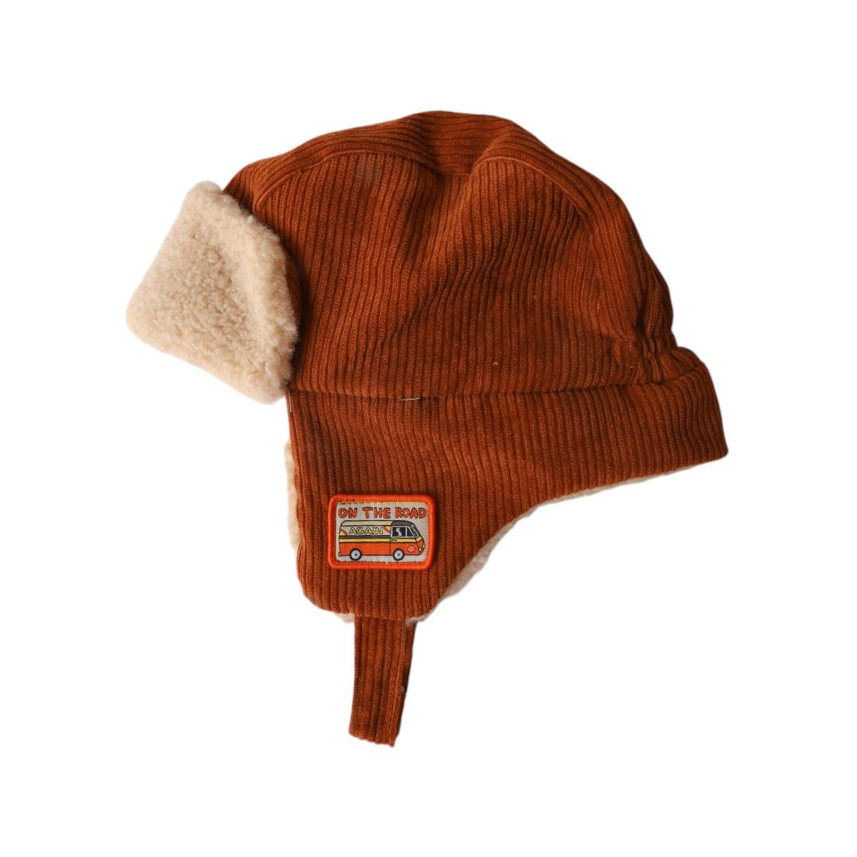 Chapka enfant velours marron - Road trip Petit toi