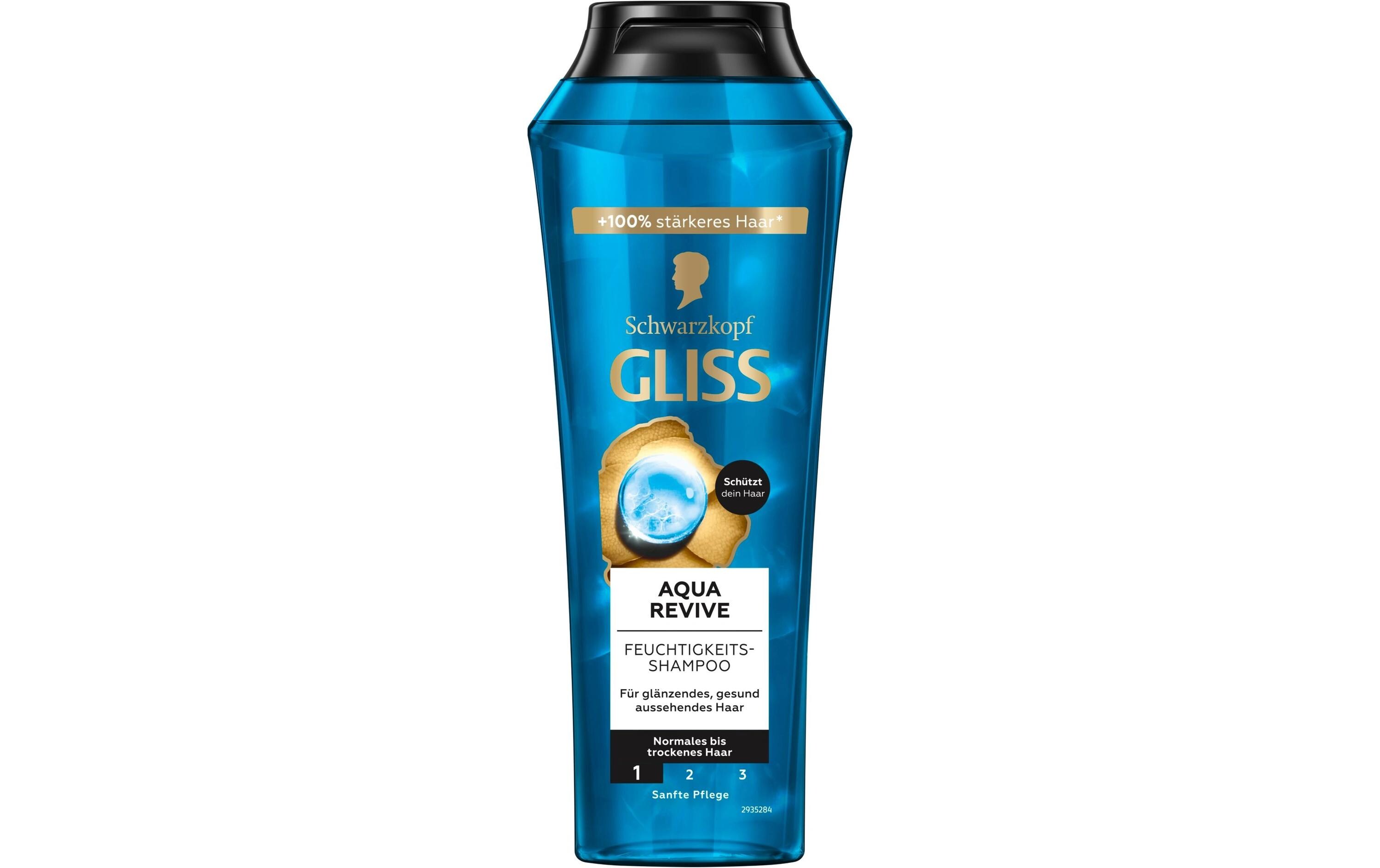 Shampoo Aqua Revive 250 mlHaarshampoo spendet bis zu 48 h schwerelose Feuchtigkeit