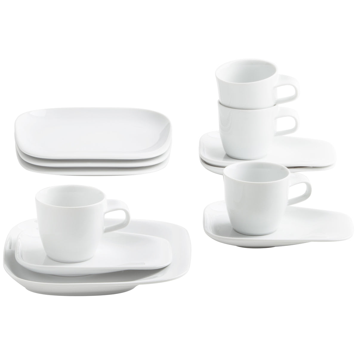 KAHLA Elixyr Kaffeeservice 12tlg. weiß