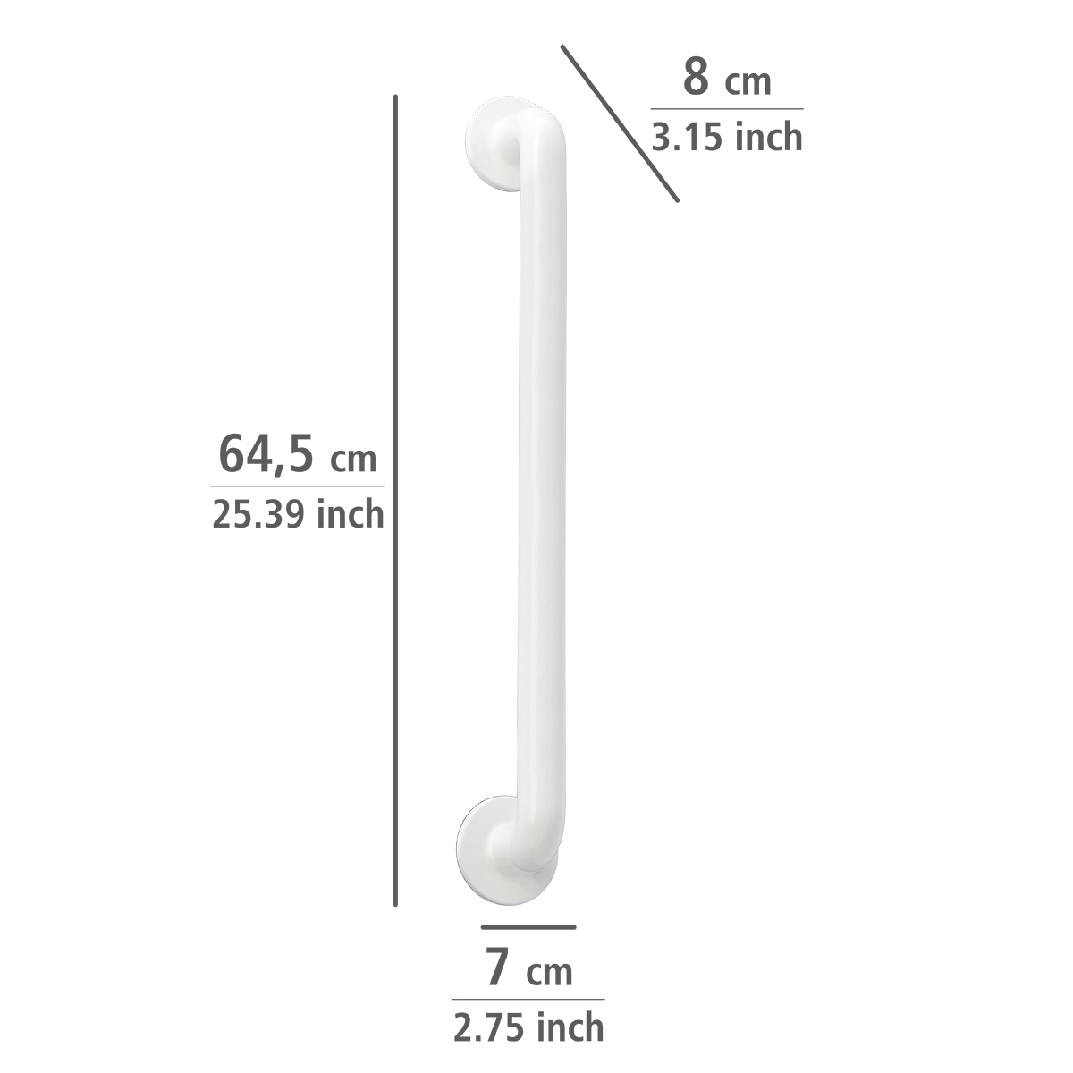 Wenko Secura veiligheidsgreep 64,5cm wit