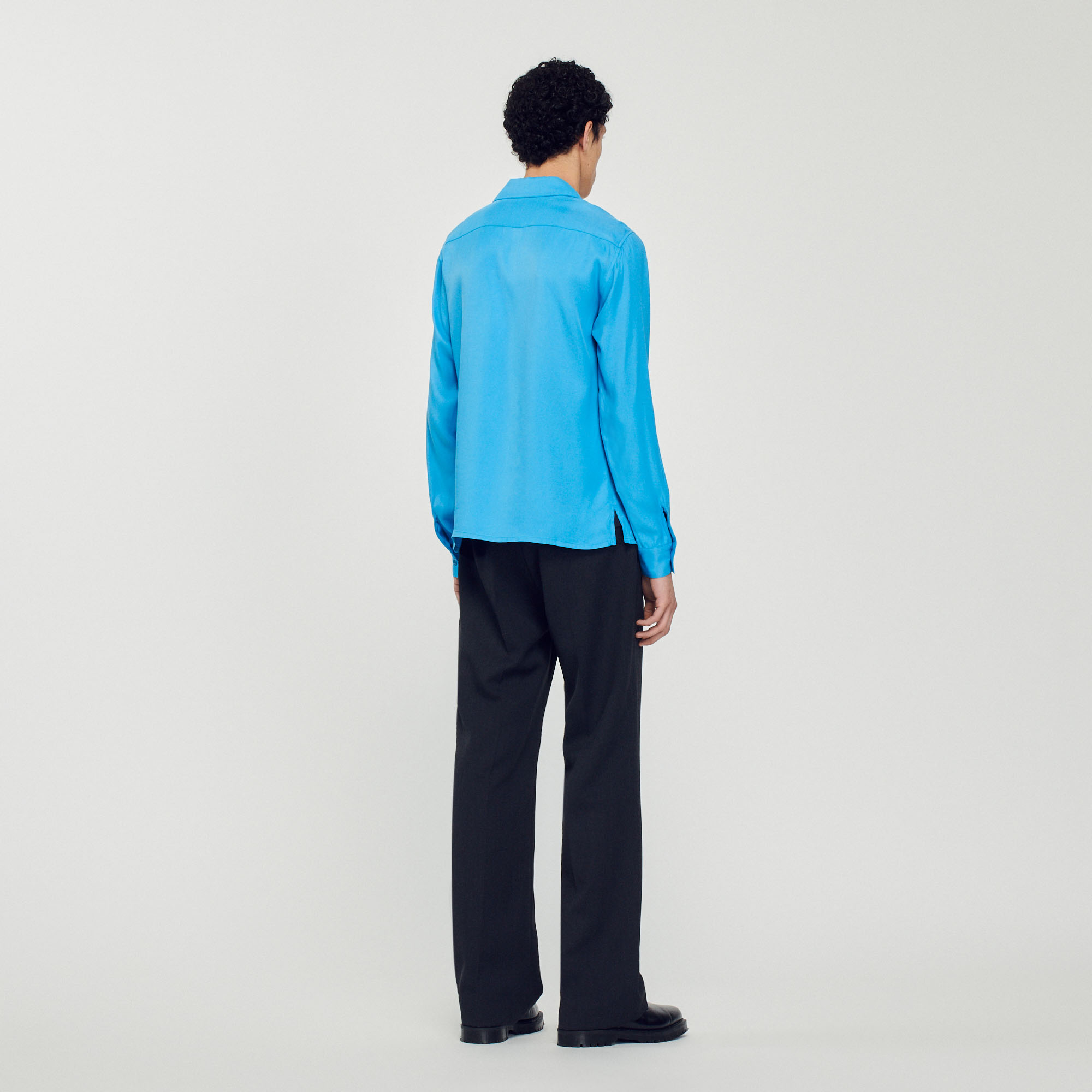 Chemise fluide col requin Homme