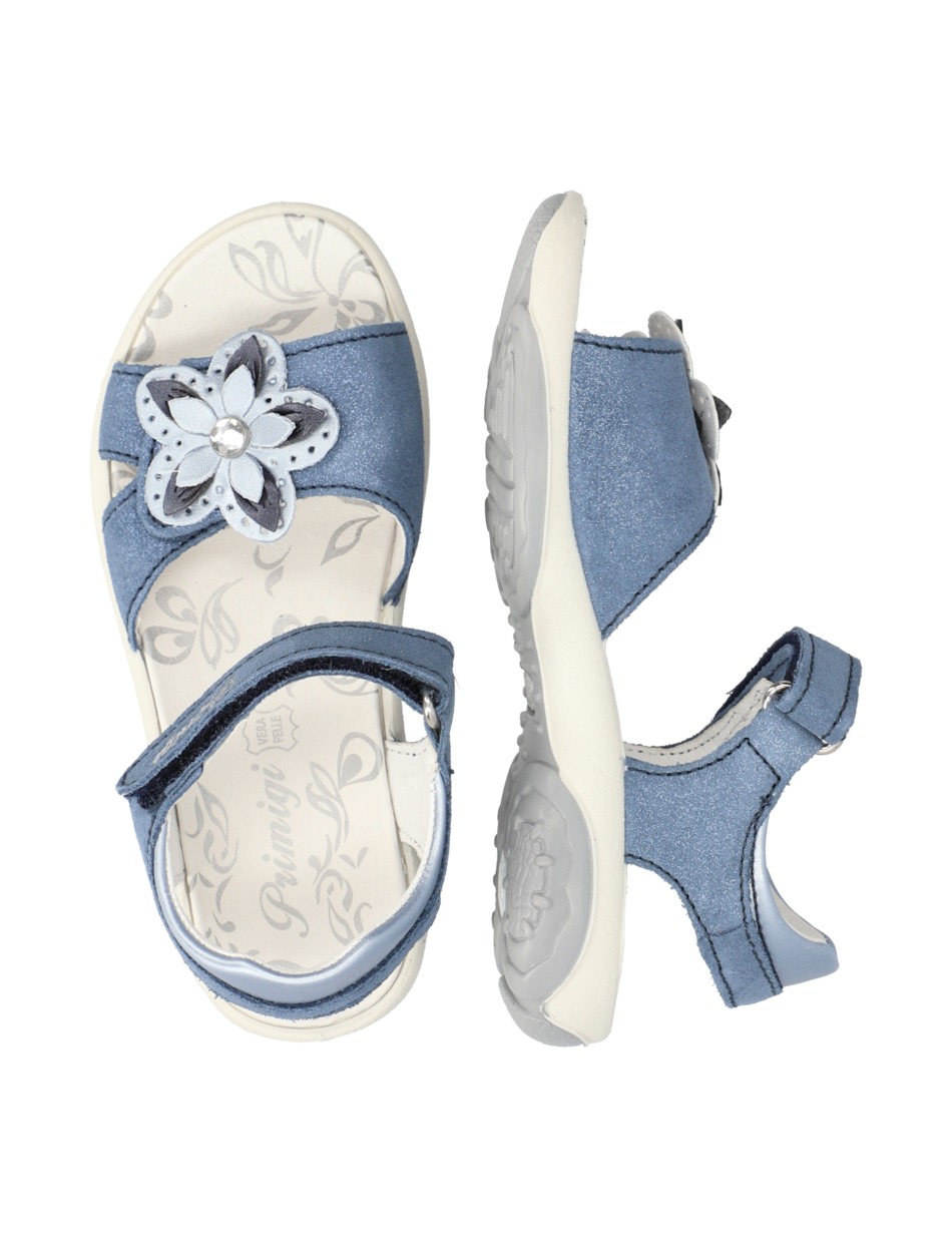 Veloursleder Sandale