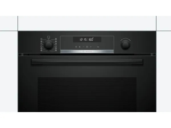 Bosch Serie | 6 HBA578BB0 - Ovn - til indbygning - niche - bredde: 56 cm - dybde: 55 cm - højde: 58.5 cm - med selv-rengøring - Klasse A - sort