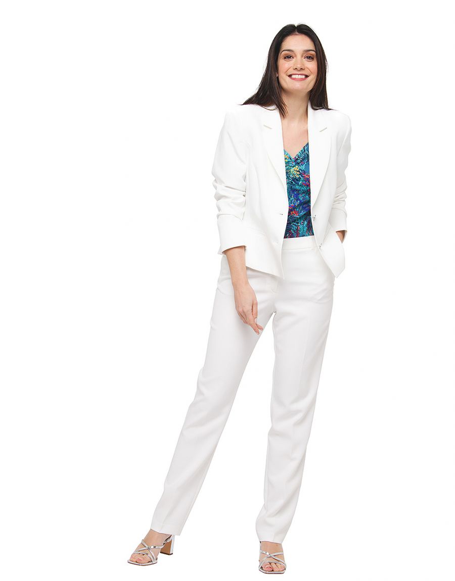 Veste blazer écrue