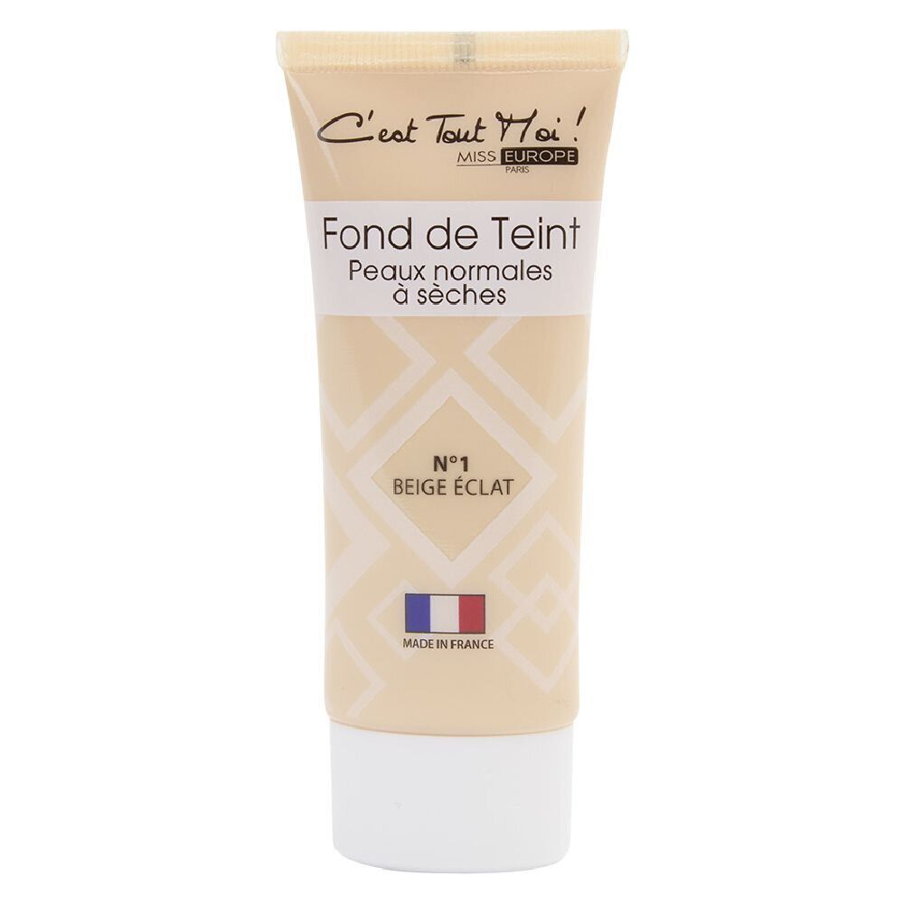 Fond de teint N°01 beige éclat peau normale à sèche