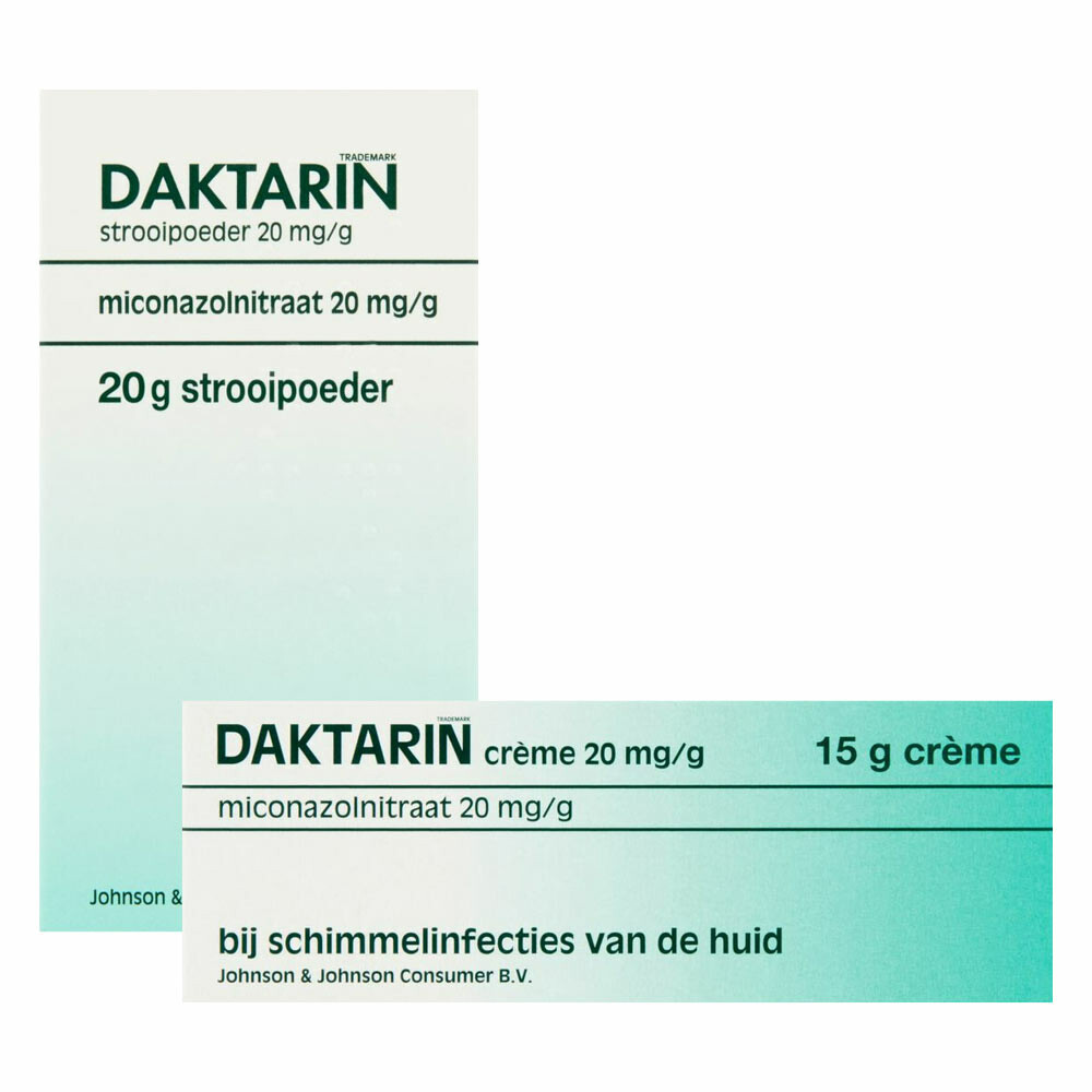 Daktarin Crème 15gr + Daktarin Strooipoeder 20gr Pakket