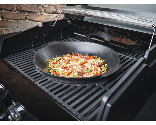 Enders® SWITCH GRID™ Wok 35 x 38,5 x 10 cm Gietijzer Zwart