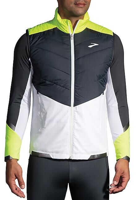 BROOKS RUNNING - VESTE SANS MANCHES RUN VISIBLE INSULATED VEST M