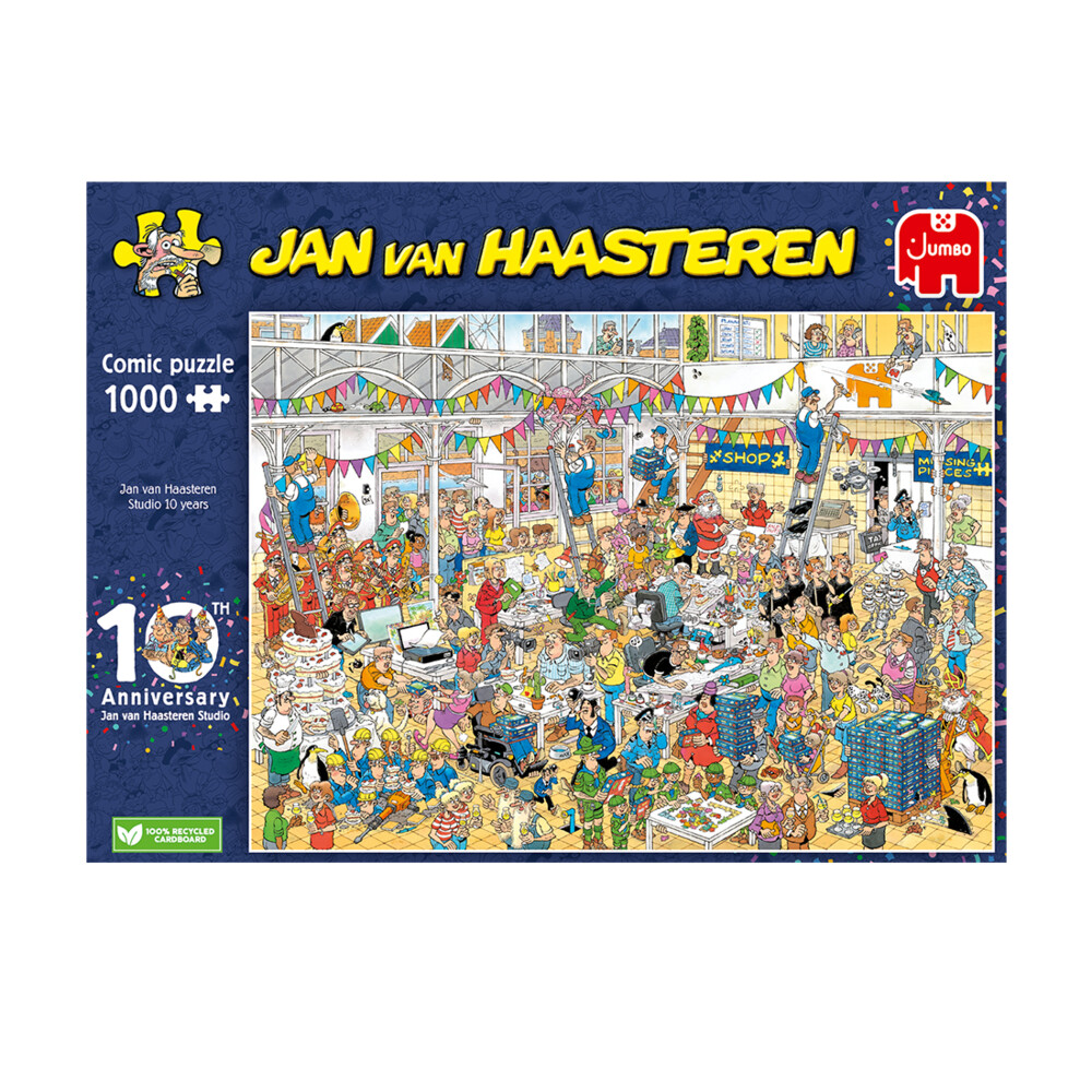 Jan Van Haasteren Puzzel Studio 10 Jaar 1000 Stukjes