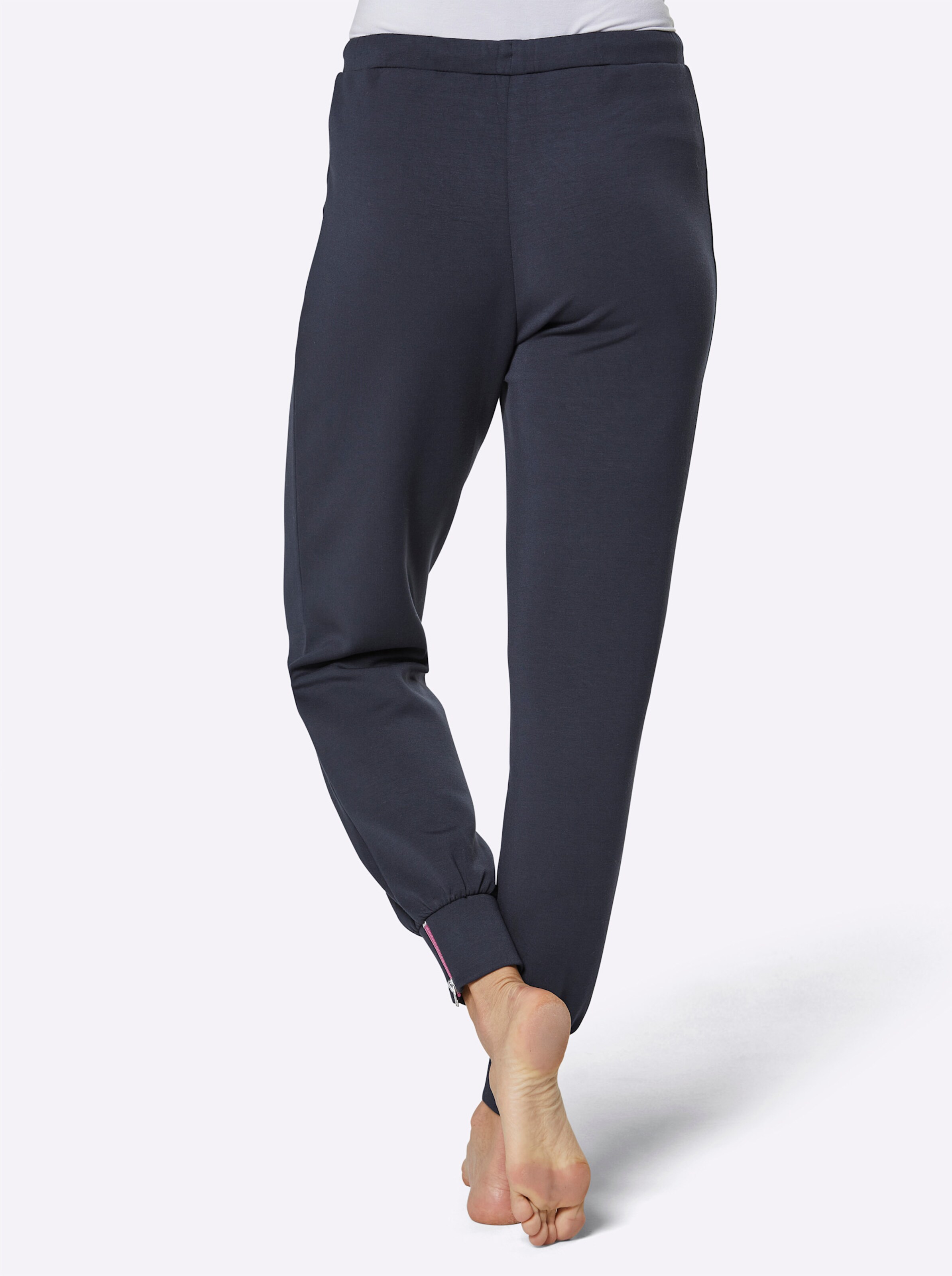 CREATION L PREMIUM Hose in marine-fuchsia