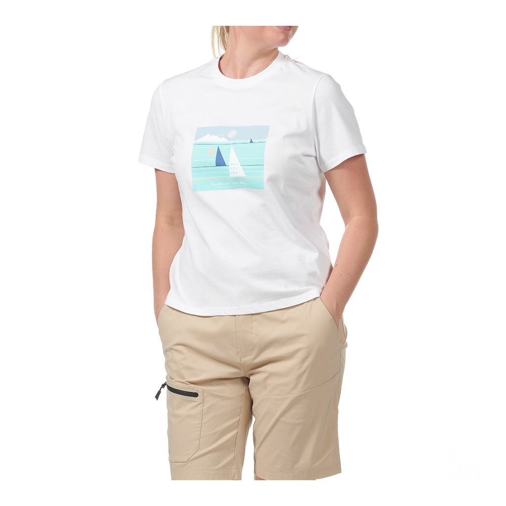 Musto MARINA GRAPHIC 2.0 - Tee-shirt Femme white