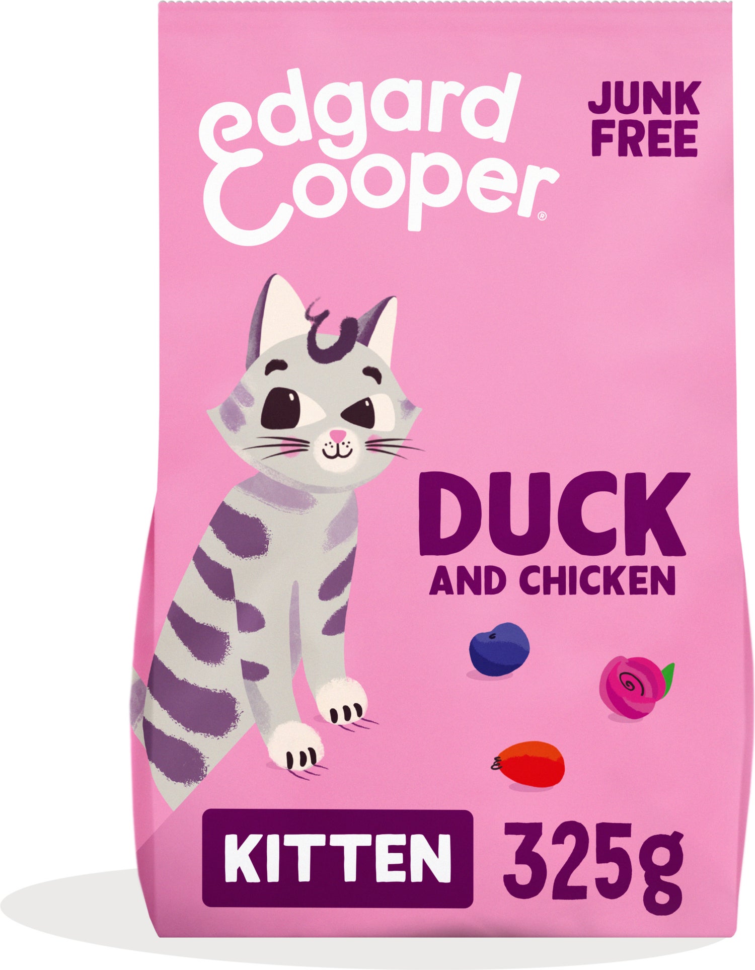 Edgard & Cooper kattenvoer eend/kip kitten 325 g