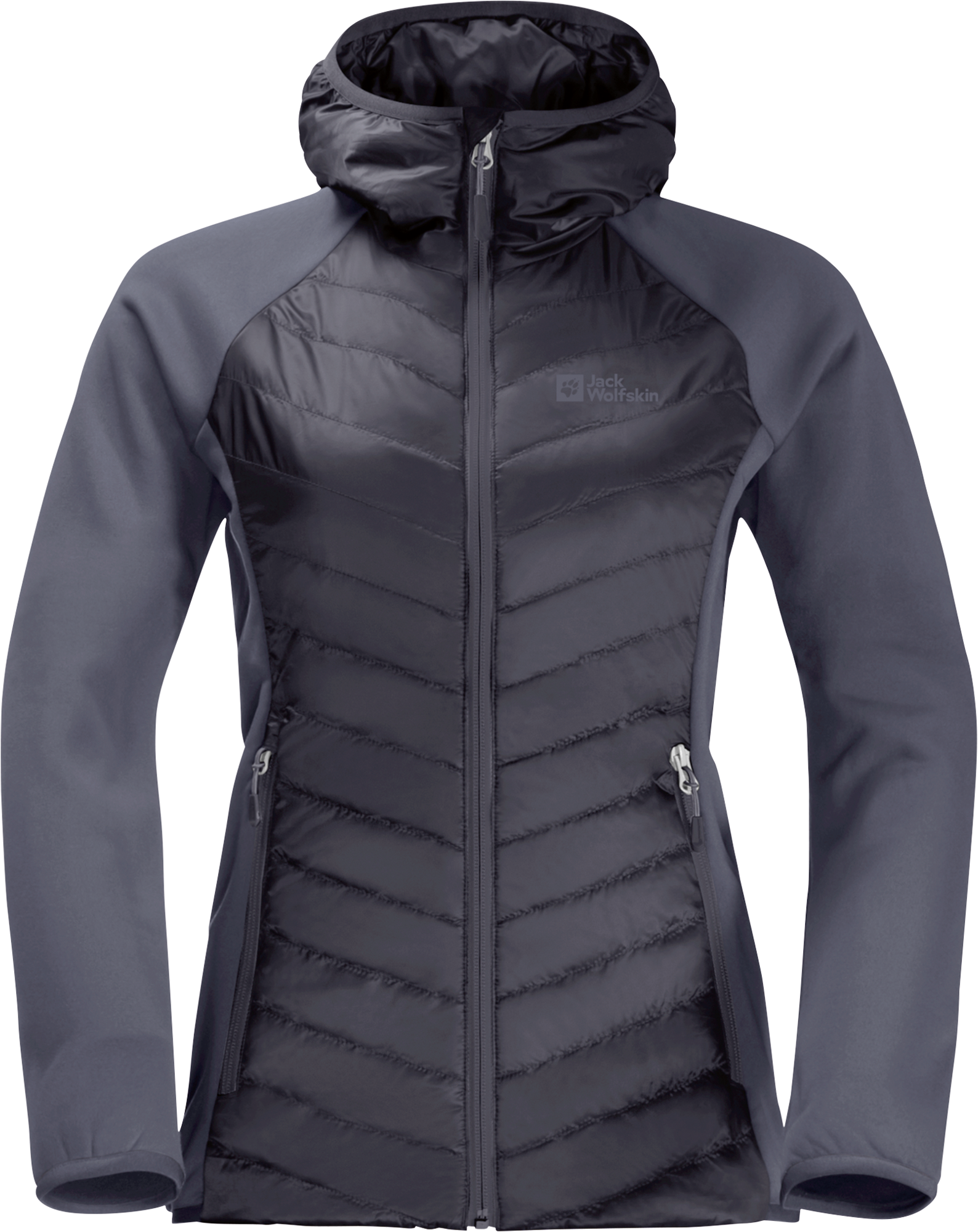 Jack Wolfskin Routeburn Pro Hybrid Damenjacke graphite