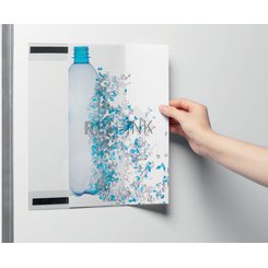 Support d'information rPET, A4, transparent