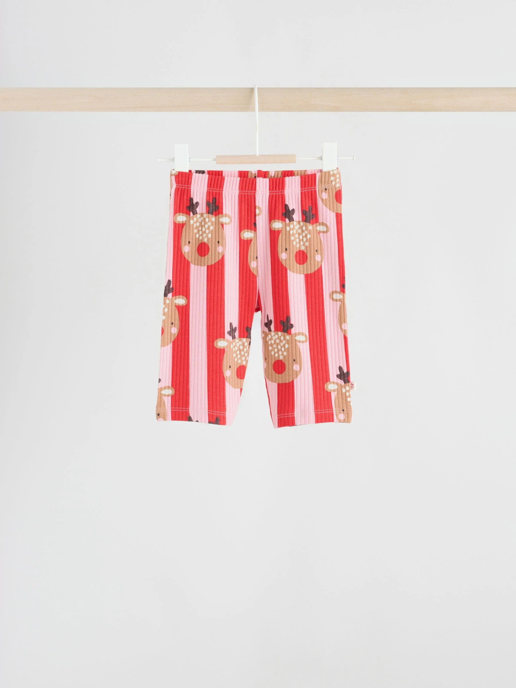 Rood/roze rendier - Kerstmis Sweat en Joggingbroek Baby Set (0mnd-2jr)