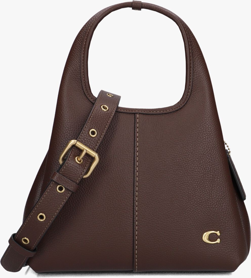 bruine coach handtas lana shoulder bag 23