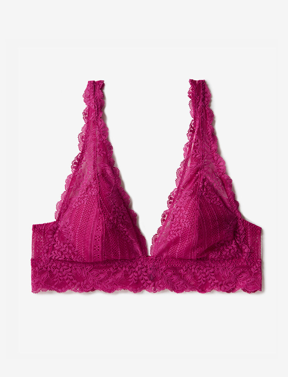 Soutien-gorge brassière sans armatures - rose dahlia