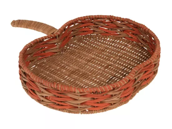 Plateau rotin poire