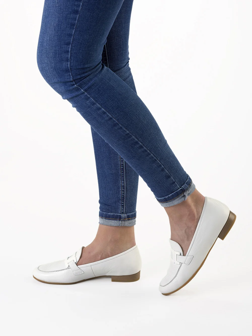 College Slipper Kent weiß
