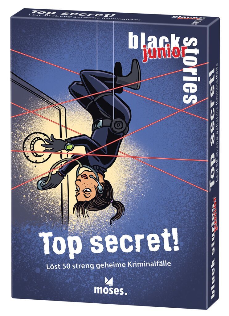 Rätselkarten BLACK STORIES JUNIOR - TOP SECRET !