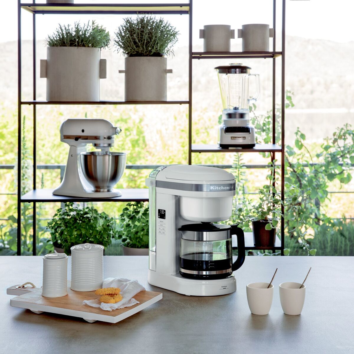 Classic 5KCM1208EWH Kaffemaskin, Hvit