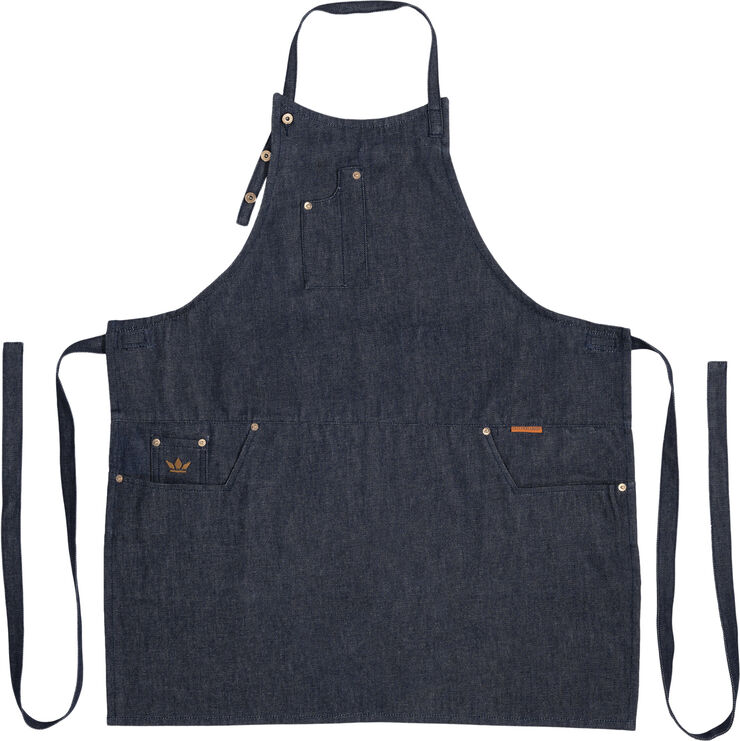 DutchDeluxes Five Pockets Apron , Slim Fit, Denim Brut Denim brut