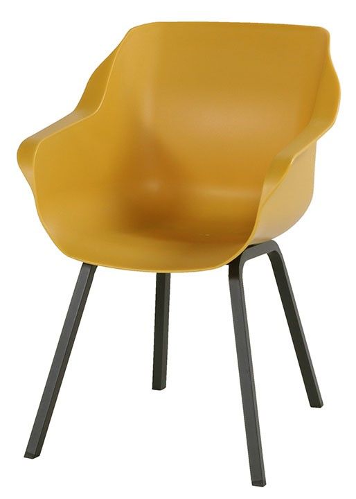 Tuinstoel Curry Yellow 11.680.872 Sophie Element B62 x D58 x H84 cm