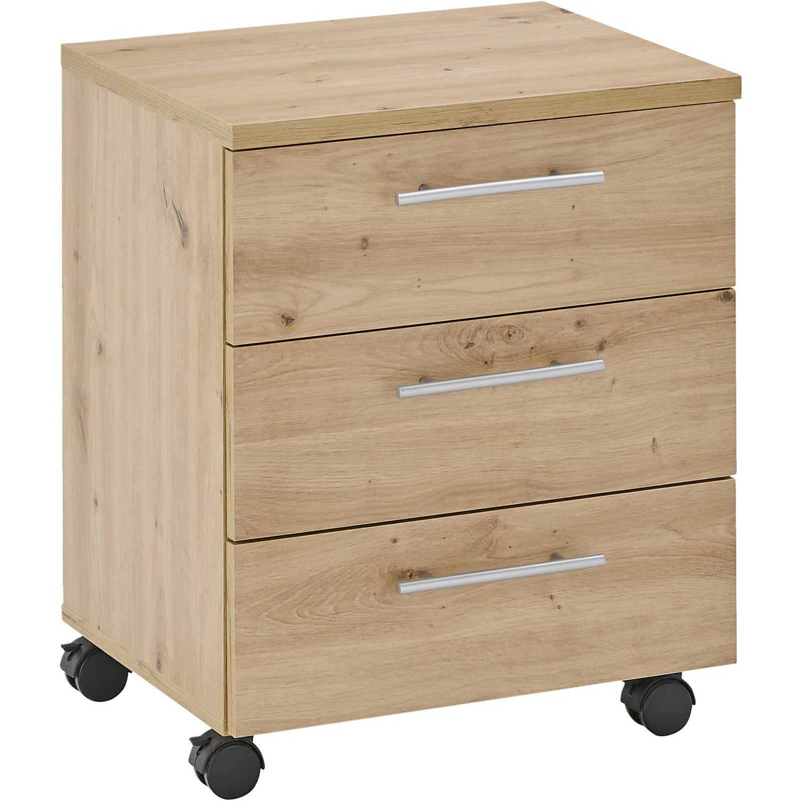 Rollcontainer Sven Dekor Eiche Artisan 40 x 56 x 39 cm