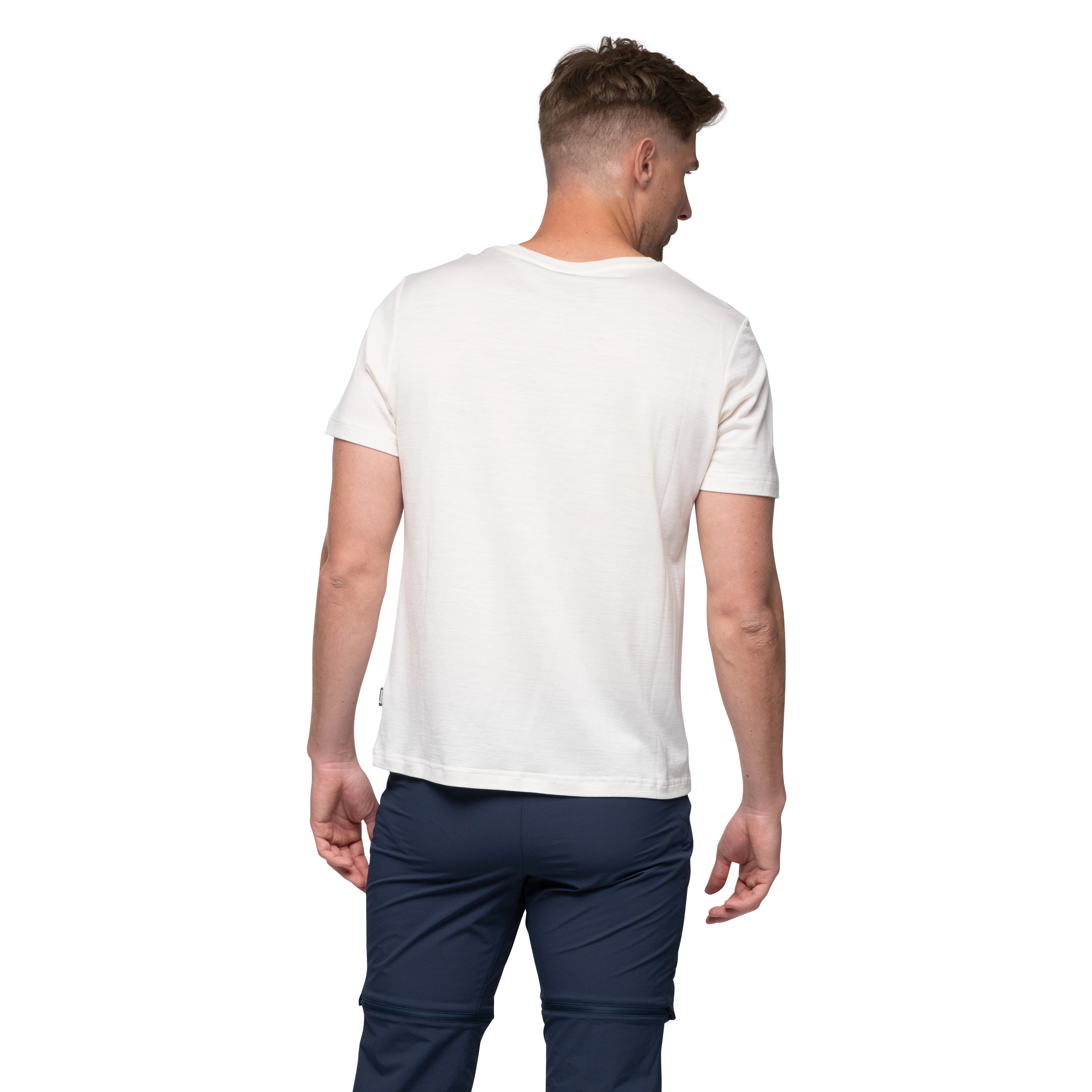 Whenever Merino Tee Men Vanilla White