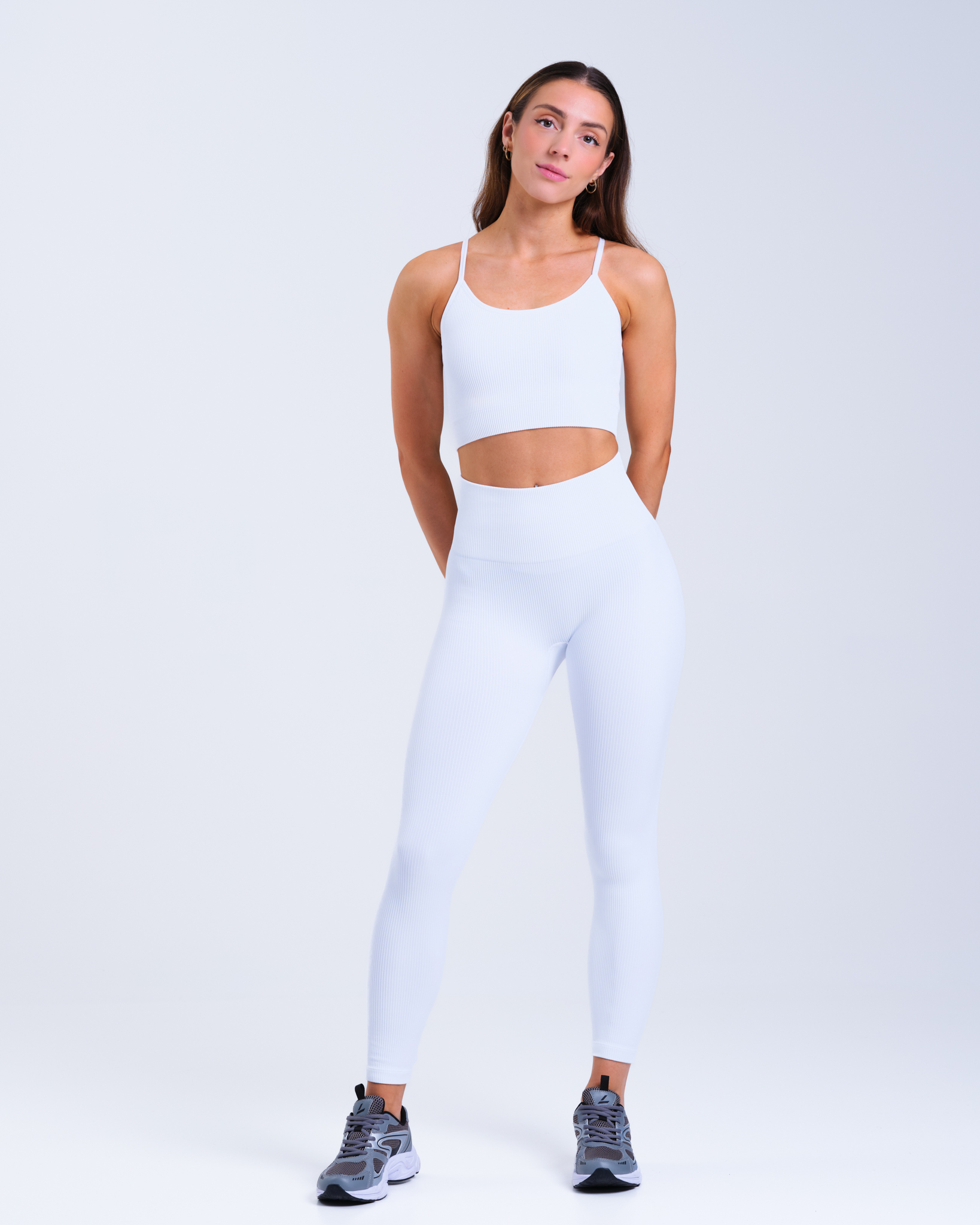 Bumpro Perfect Rib Tights White