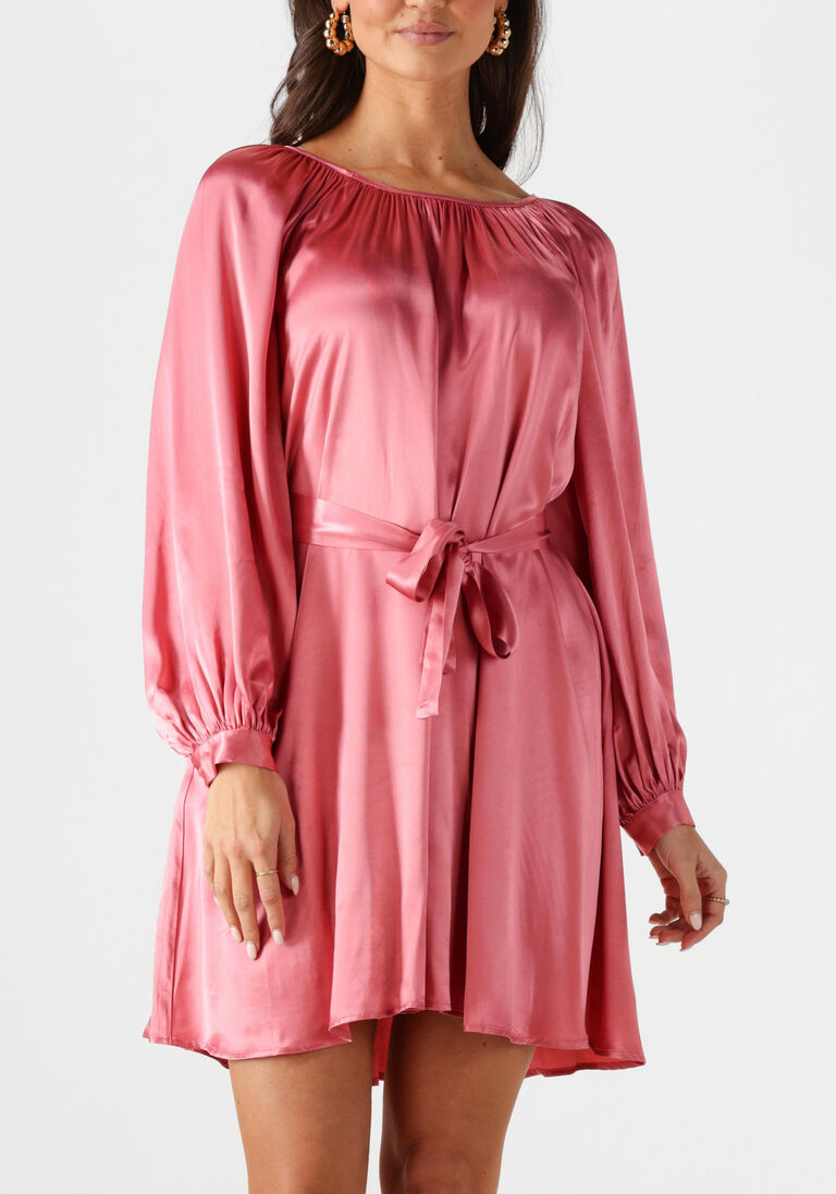 roze greek archaic kori mini jurk 130802