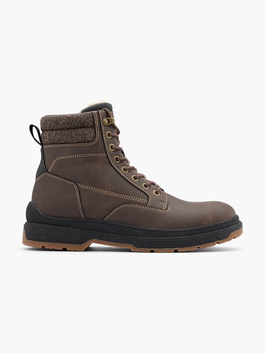 AM SHOE Schnür-Stiefelette Braun