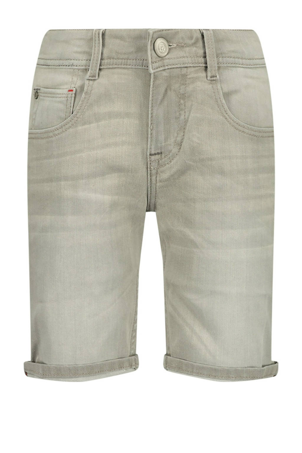 Raizzed denim short Oregon light grey stone