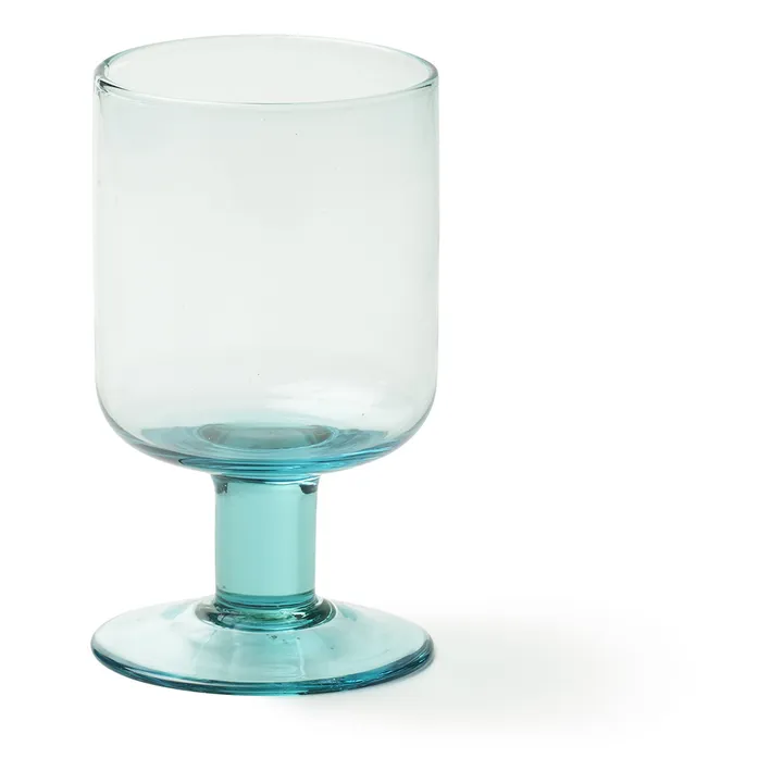 Bitossi Verre à vin Bloom | Bleu turquoise