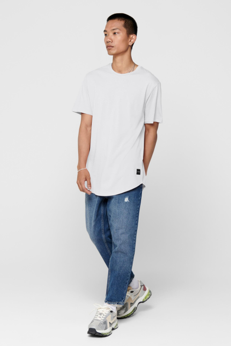 Only & Sons witte heren t-shirt