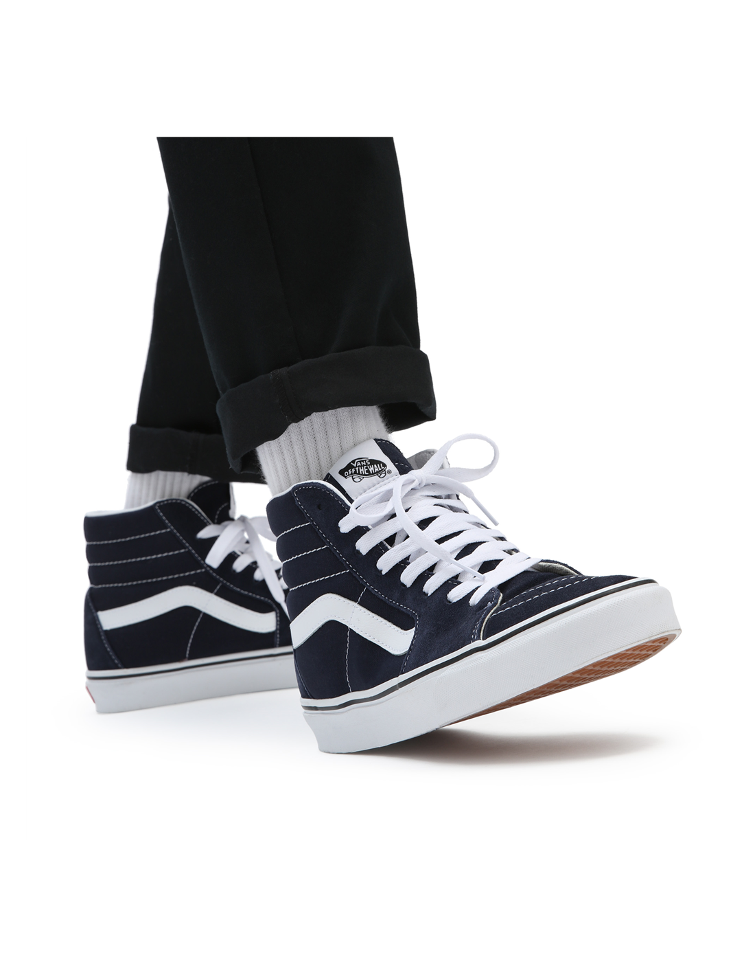 vans Sneakers montantes mixte sk8-hi daim bleu foncé