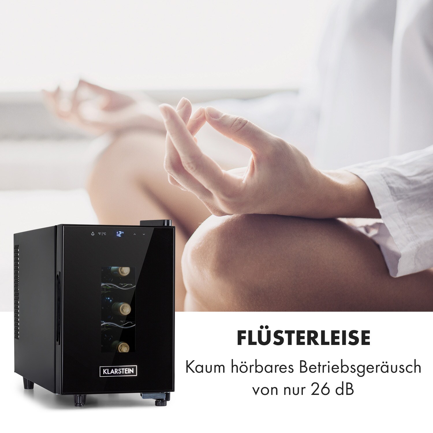 Bellevin 6 Uno Weinkühlschrank 17 Liter 11-18 °C SingleZone LED