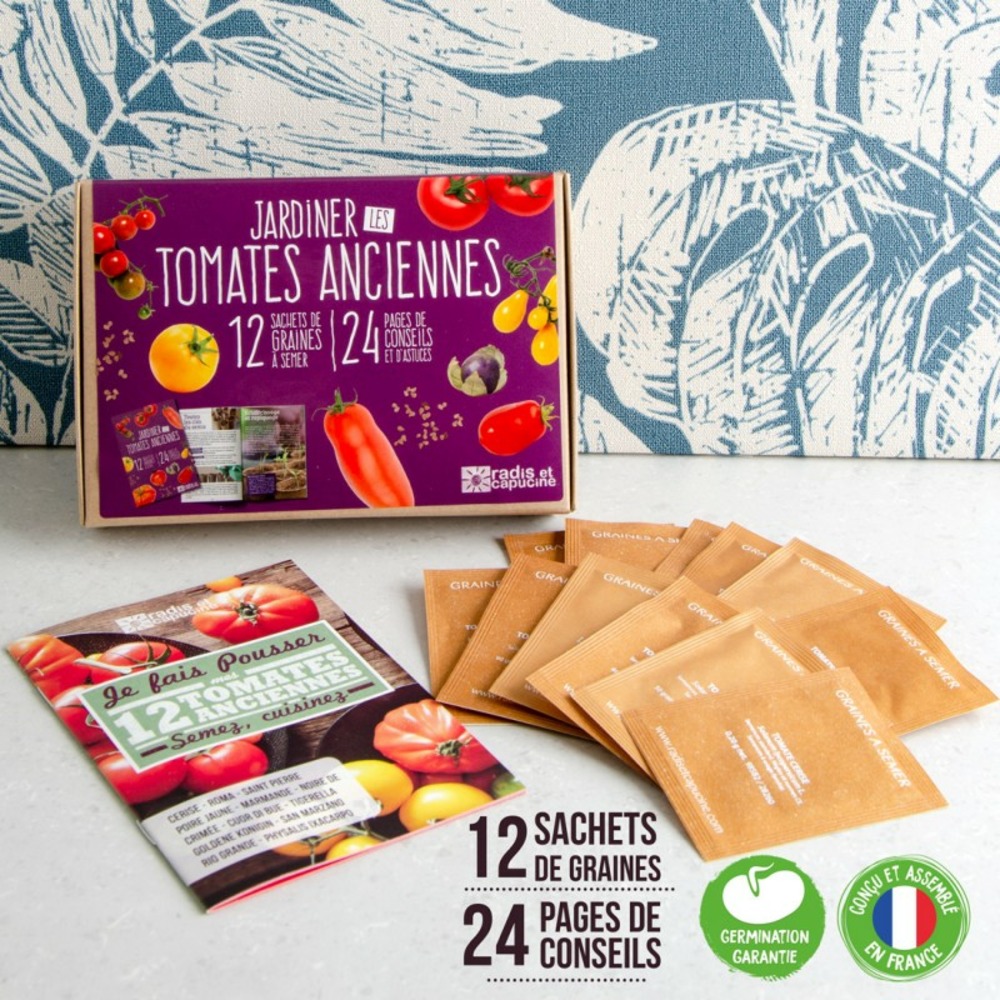 Coffret 12 sachet tomates anciennes