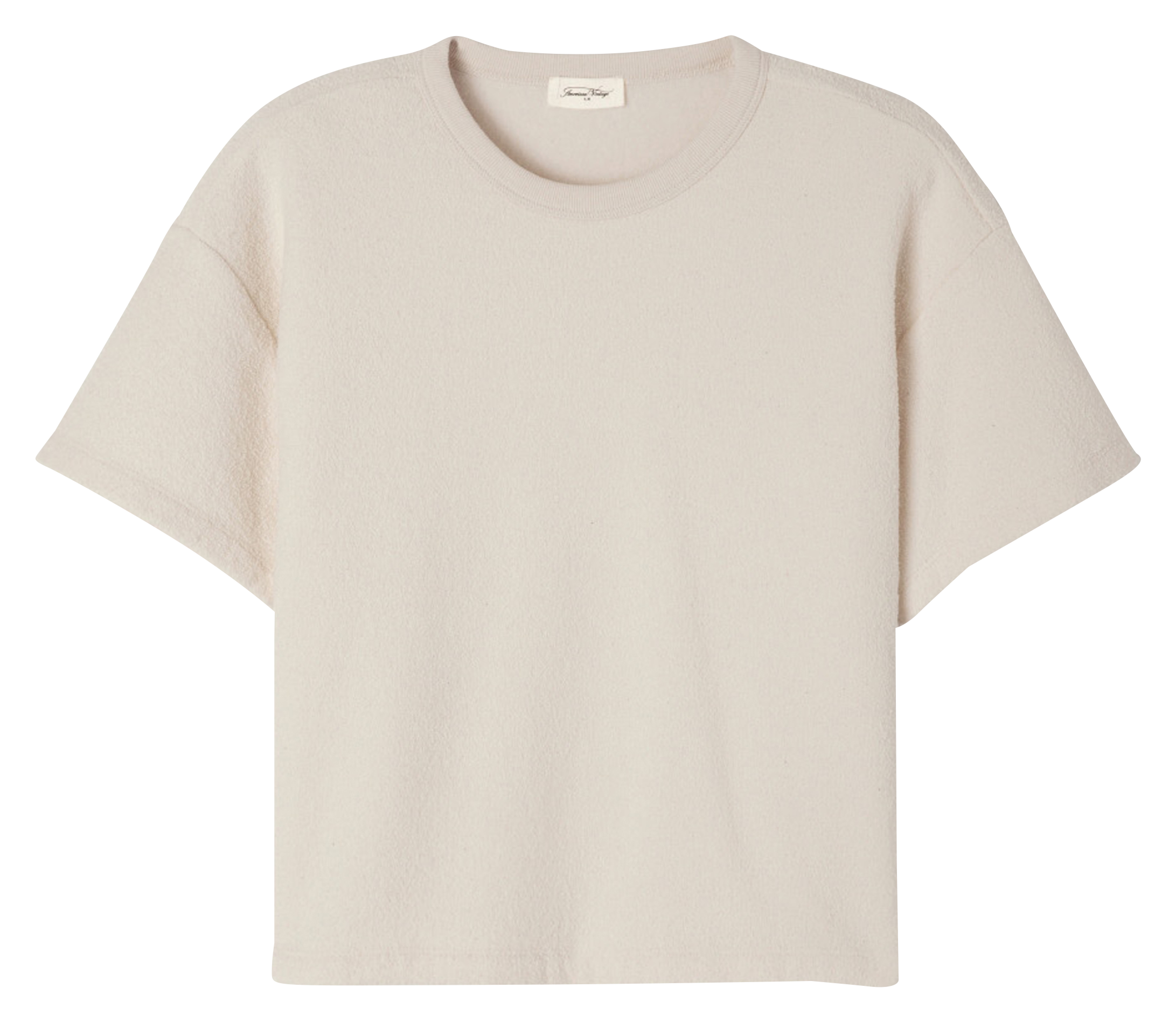 BOBYPARK - Tee-shirt ample col rond en coton bio | Beige