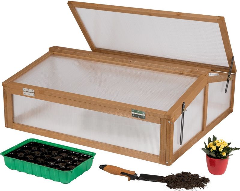 Covy1 - Plantenbak - Bruin - Hout - Voor Tuinen en Balkons