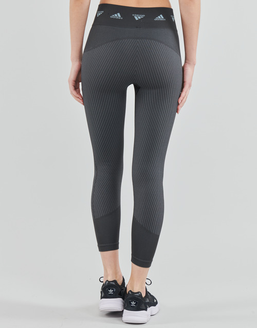 adidas Performance - STUDIO AEROKNIT 7/8 Leggings - magic grey/carbon