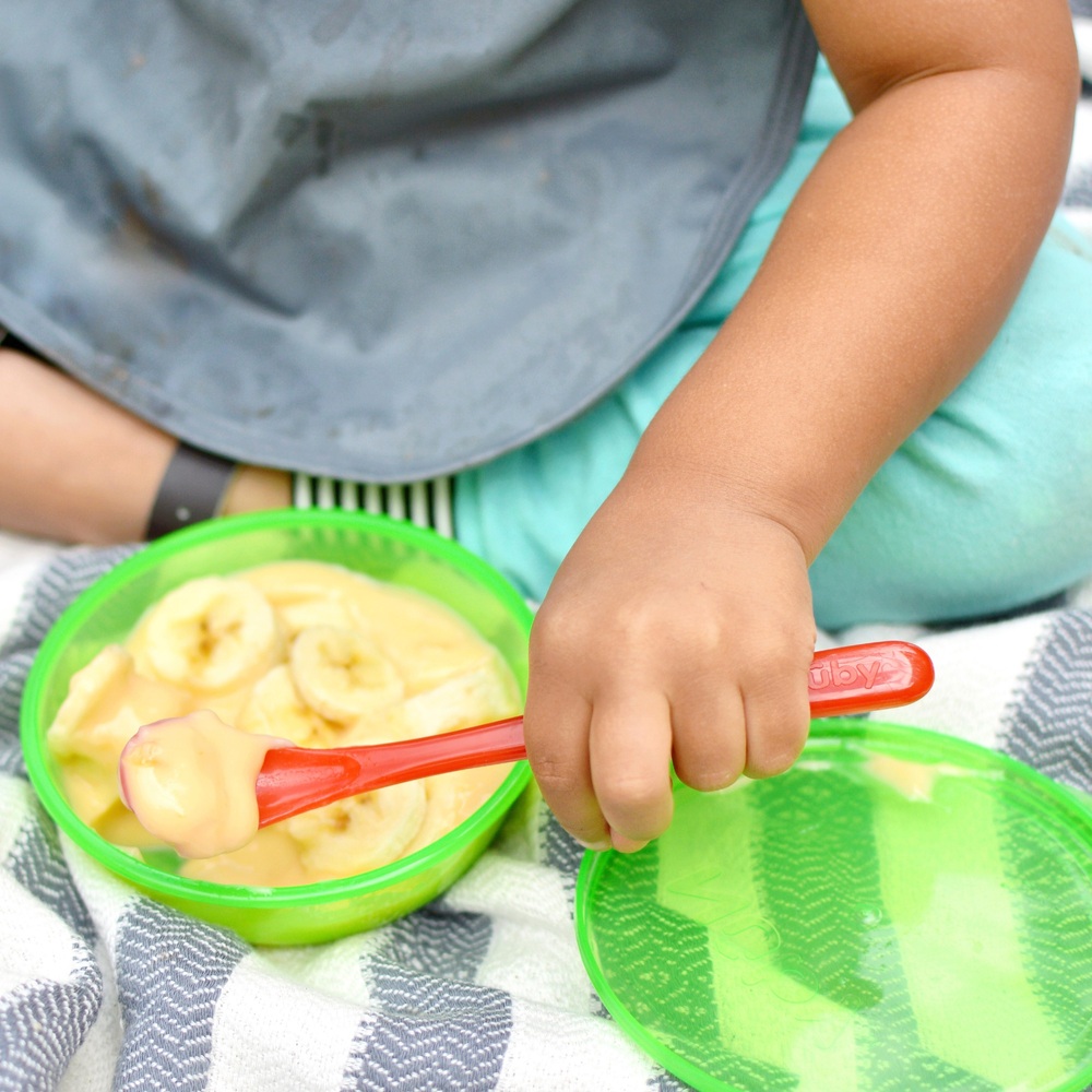 Nuby Snackdosen mit Deckel, 4er-Pack
