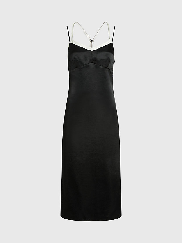 Vestido longo de cetim