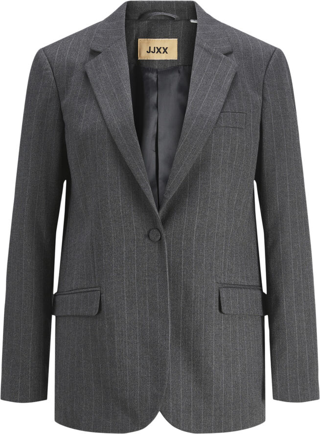 JJXX JXANA MARY BRUSHED REG BLAZER TLR S Dark grey melange/light grey